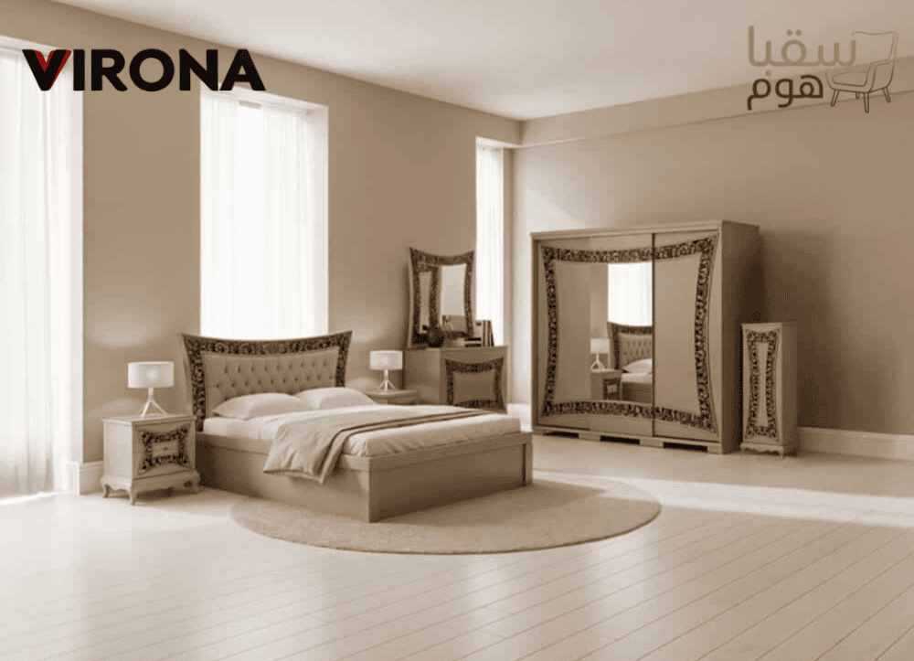 غرفة نوم ذهبية