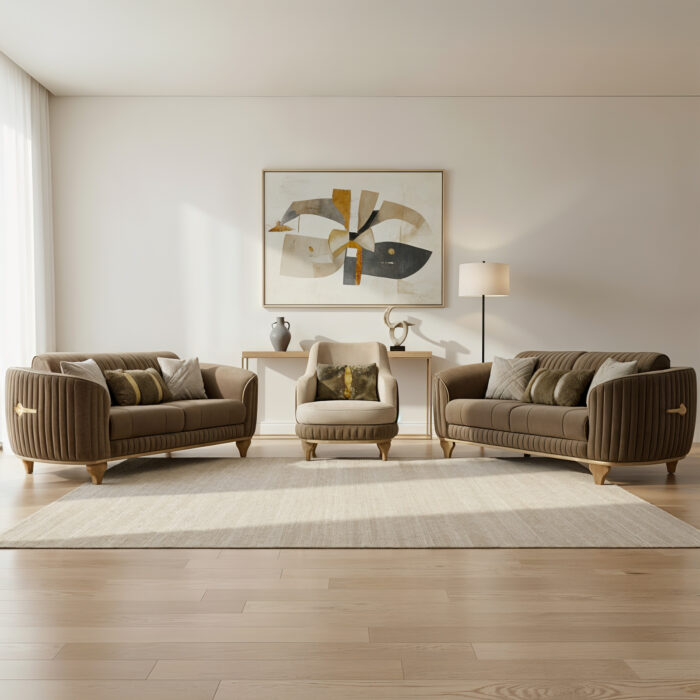 طقم كنبة معدن