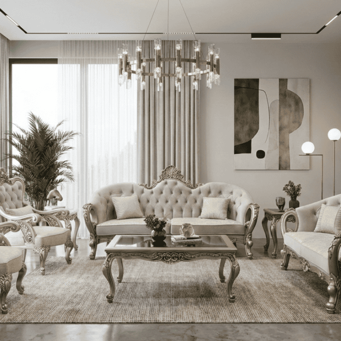 طقم صالون لورينزا الملكي