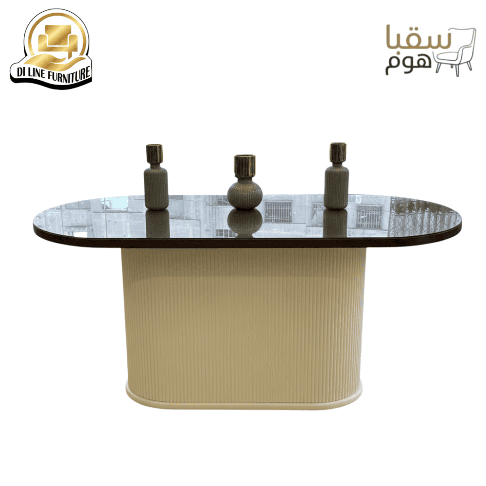 كرسي وطاولة أنيقة من تصميم حديث، مثالية للمساحات العصرية والمكاتب.